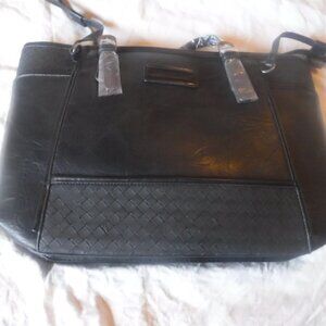 Montana West Womens Black Shoulder Tote Purse New